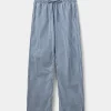 ABIGAILESW TROUSERS - Blue striped