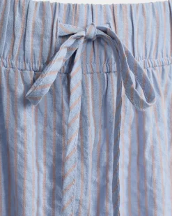 ABIGAILESW TROUSERS - Camel striped