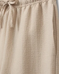 ABIGAILESY HIGH WAIST TROUSERS - Soft Brown