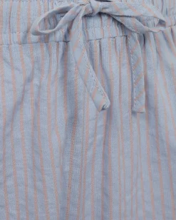 ABIGAILESY TROUSERS - Camel striped