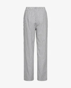 ABIGAILESY TROUSERS - Dark Blue striped