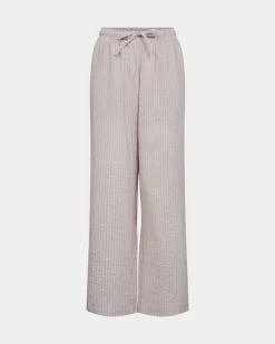 ABIGAILESY TROUSERS - Lavender striped