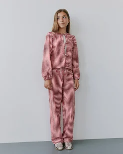 ABIGAILESY TROUSERS - Red