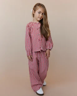 ABIGALESK TROUSERS - Red