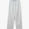 ABIGALESY TROUSERS - Antique White w Blue