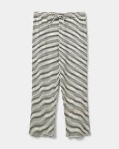 ABIGALESY TROUSERS - Black striped