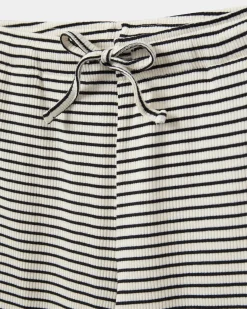 ABIGALESY TROUSERS - Black striped