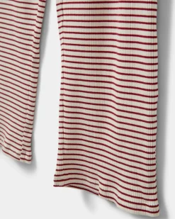 ABIGALESY TROUSERS - Red Striped