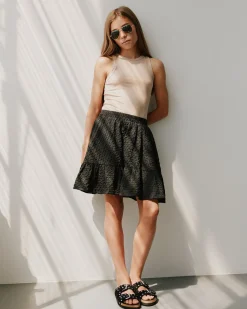 ADRIENNESY SKIRT - Black