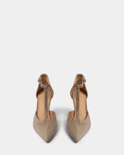 AGNESSW STILETTO - Dark sand