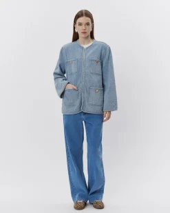 ALAJASW JACKET - Light blue