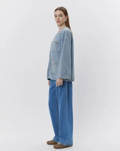 ALAJASW JACKET - Light blue