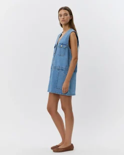 ALBERTINESW DRESS - Denim Blue