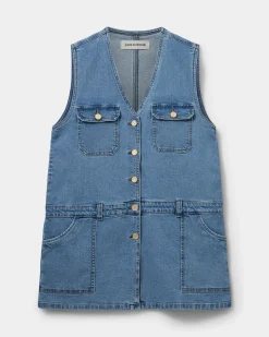 ALBERTINESW DRESS - Denim Blue