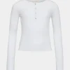 ALLICIASY T-SHIRT LONG SLEEVE - Brilliant White