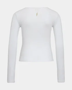 ALLICIASY T-SHIRT LONG SLEEVE - Brilliant White
