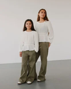 ALLISSY BLOUSE - Snow white