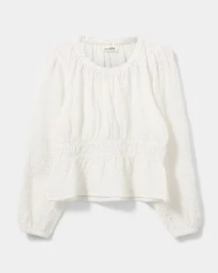 ALLISSY BLOUSE - Snow white