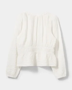 ALLISSY BLOUSE - Snow white