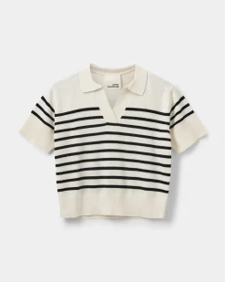 AMALYSY KNIT - Off White - Black