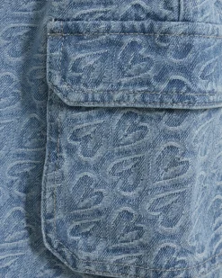 ANASY SKIRT - Denim blue