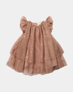 ANDREASB DRESS - Rosy brown
