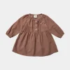 ANNASB DRESS - Rosy brown
