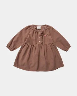 ANNASB DRESS - Rosy brown