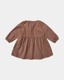 ANNASB DRESS - Rosy brown
