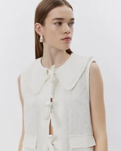 ANNIKASW VEST - Snow white
