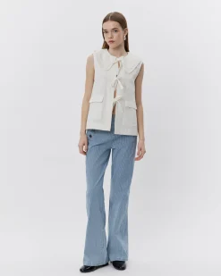 ANNIKASW VEST - Snow white