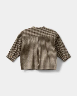 ASKERSB SHIRT - Brown check