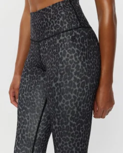 AVALINASPO LEGGINGS - Grey leopard