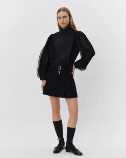 BABETTESW BLOUSE - Black