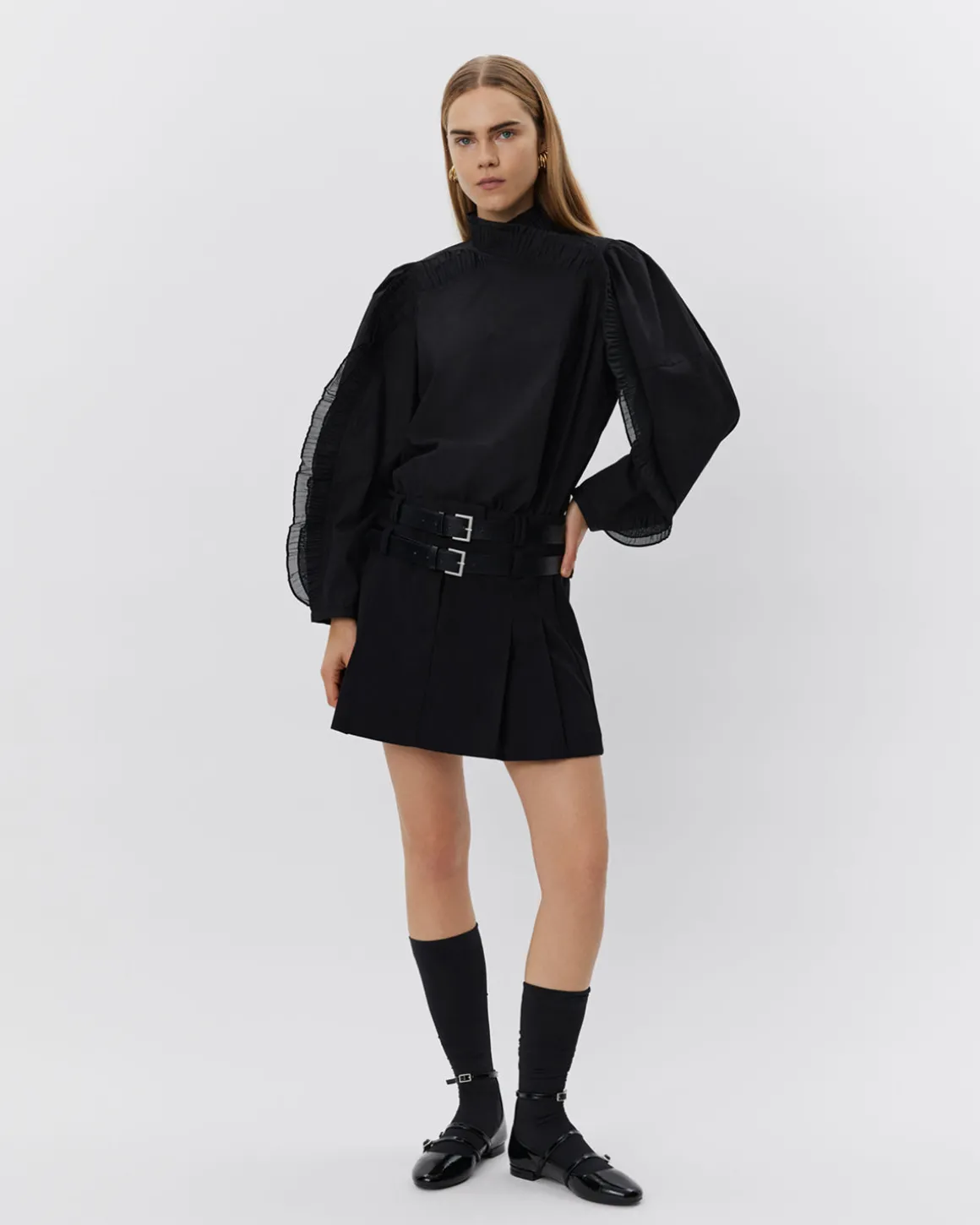 BABETTESW BLOUSE - Black