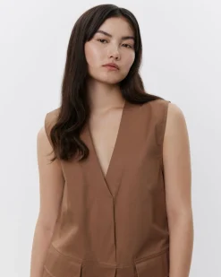 BALUNASW DRESS - Camel