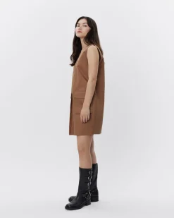 BALUNASW DRESS - Camel