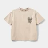 BARRYSK T-SHIRT - Beige Melange