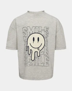 BARRYSK T-SHIRT - Ecru melange