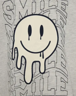 BARRYSK T-SHIRT - Ecru melange