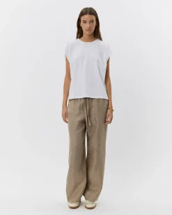 BAYSW T-SHIRT - White gold