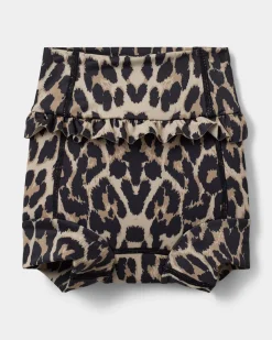 BETHSB SWIM PANTS - Light brown leopard