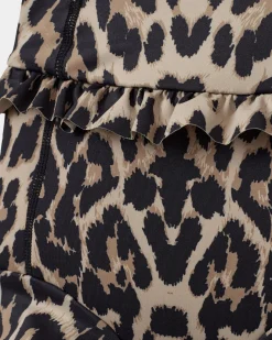 BETHSB SWIM PANTS - Light brown leopard