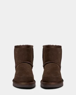 BETTYSW TEDDY BOOT - Dark brown