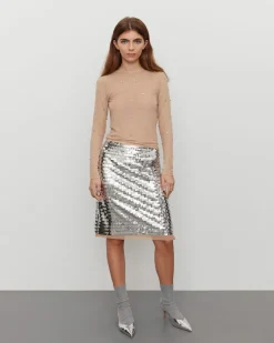 BIRGITTESW SKIRT - Silver
