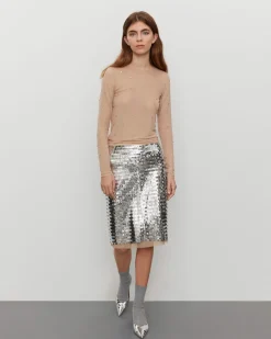 BIRGITTESW SKIRT - Silver