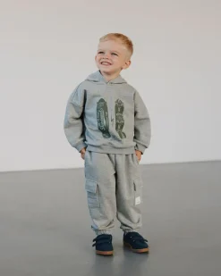 BORISSK SWEATPANTS - Grey melange