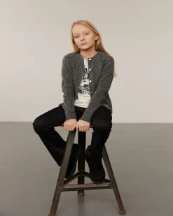 CADYSY CARDIGAN - Grey melange