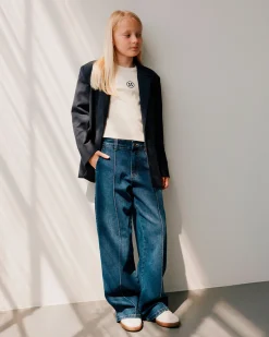 CARISY TROUSERS - Dark Blue