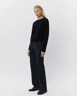 CISSESW CARDIGAN - Black